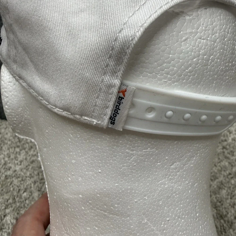 Bird dogs hat cap snapback adjustable mens white rope front